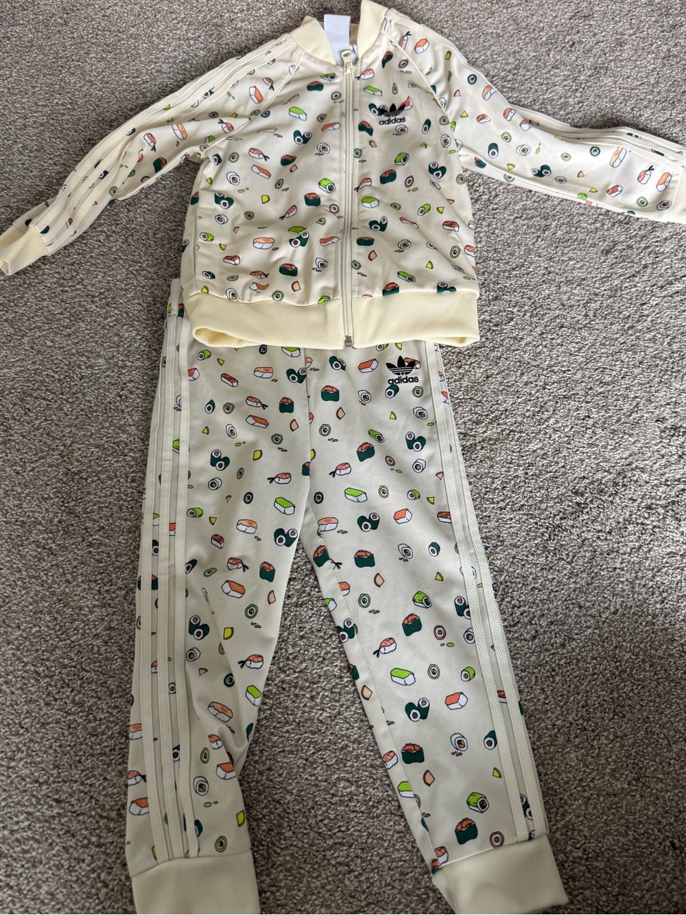 Adidas Kids Track Suit Sushi (3/4Yr)